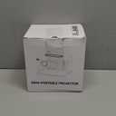 Mini Projector with WiFi 6 and Bluetooth 5.2, Portable Projector 4K Support, Auto Vertical Keystone 270 Rotatable, Compatible with Smartphone/TV Stick/Box/USB/HDMI (White)