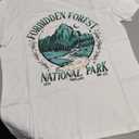 Womens Hiking Shirt Mountain Nature Hike T-Shirt National Park Casual Tshirt Camping Outdoor Tee Small