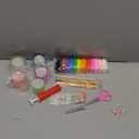 5PCS Nano Tape Bubble Kit for Kids, Nano Bubble Tapes Kit with Glitter, Clay, Cute Stickers and Accessories Tools, Nano Tape Crafts for Kids Teens Girls