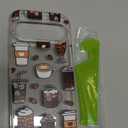 MOSNOVO Case for Google Pixel 9 Pro XL, [Buffertech 6.6ft Military-Grade Drop Protection] [Anti Peel Off Tech] Clear TPU Bumper Phone Case Cover Design - Coffee