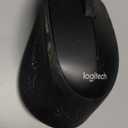 Logitech M330 Silent Wireless Mouse, 2.4GHz with USB Receiver, Optical Tracking, Quiet & Lightweight, Long Battery Life, for PC, Mac, Laptop, Chromebook - Black