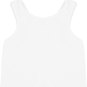 Kurve Premium Girls Seamless Supersoft Sleeveless Crop Tank Top - Stretchy Bra,  (Made in USA) S