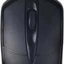 Sleek Body Work Corded Mouse, USB Corded Computer Mouse, Laptop Desktop Laptop Home and Office Mouse, Curved Edge Mouse, Comfortable Feel USB Corded Optical Mouse - Black