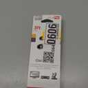 UltraPro RG6 Coaxial Cable 3ft. White, F-Type Connectors, Double Shielded Coax, Input Output, Ideal for TV Antenna, Satellite, DVR VCR, Cable Box, Home Theater, 52166