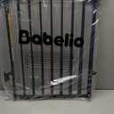 Babelio No Bottom Bar Baby Gate, 28" H x 26-43" W, Black