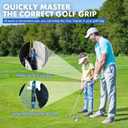 Golf Grip Trainer Golf Practice Tool, Easy To Carry to the Practice Area, Golf Swing Trainer Ensure the Right Grip Every Time, Golf Grip Training Aid, Golf Accessories Improve Your Swing Rhythm