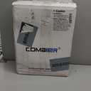 Combier Bidet Toilet Seat with Heated Warm Water & Nozzle Wash, Auto-Dry, Quiet Close Lid, Wireless Remote - Electric Bidet Seat 102S-B(Elongated)