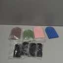 Harloon 4 Pcs Boho Arch Wood Bookends Rainbow Arch Back to School Book Stand Decorative Bookend for Shelves Non Skid Cute Book Stoppers for Heavy Books Home Office Library Kitchen(Bright Color)