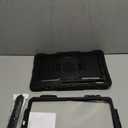 SEYMAC stock Case for Samsung Galaxy Tab S10 Ultra / S9 Ultra Tablet Case 14.6'' Protective with Screen Protector, Pen Holder, 360 Rotate Stand, Hand Strap, Shoulder Strap, Black1