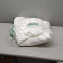 Electric Heated Mattress Pad Twin Size Single Control Bed Warmer, Deep Pocket, Side Storage Pouch for Controller, Machine Washable, Waffle Jacquard, 39"x75", White