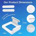 Bed Sheet Holders for Corners, Lock Sheet Holders, 4Pcs Fitted Sheet Holders Keep Sheets Firm & Tight, Durable Heavy Duty Bed Sheet Clips, Sheet Locks, Fit All Mattress Easy Install - White