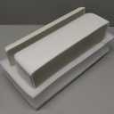 Vencer 14 Inch Rectangular Modern Minimalist Ceramic Succulent Planter Pot - Window Box with Saucer,Office Desktop Potted Stand,Black,VF-0175B