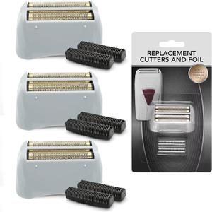 3 Pack for Shaver Foil TS-1 TS-2, Pro Shaver Replacement and Cutters Compatible with Andis ProFoil Lithium foil Shaver, Andis Blade Replacement with Stainless Steel Design for Smooth Shaving