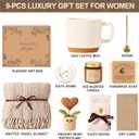 Uwingess Get Well Soon Gift Baskets for Women Self Care Gifts, Spa Care Package After Surgery Inspirational Thinking of You Sympathy Gifts,Christmas Birthday Gift for Women Friends Mom Sister Grandma