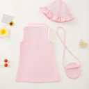 Renotemy Infant Baby Girl Dress Toddler Girl Summer Clothes Outfits Gifts Sport Casual Sundress Polo Dresses for Girls (Pink)