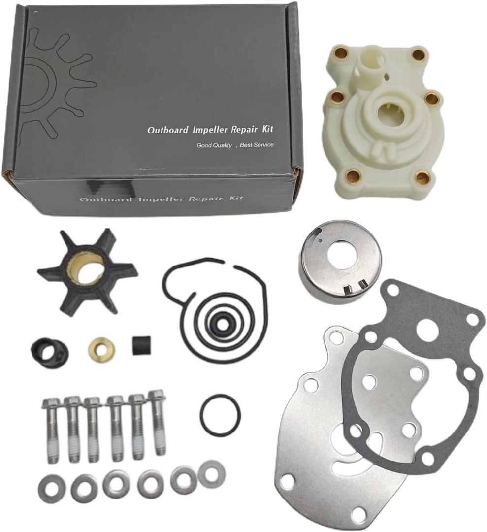 393630 Water Pump Impeller Repair Kit for Evinrude Johnson OMC 20 25 30 35 HP Outboard Model Sierra marine 18-3382