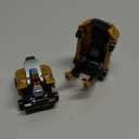 Intoypad Collision Transforming Dinosaur Car Toy, 2 Magnetic Cars Transform into Dinosaur Toys for Kids Toddler Fun Deformation Robot Dino Car Christmas Birthday Gift Toys for Boys Girl(Golden Dragon)