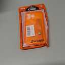 siduater Strap Holder Case for 6.1" iPhone 13 Pro Wrist Strap Kickstand, Shockproof Translucent PC Back Cover + Soft TPU Bumper with Adjustable Hand Grip Loop for iPhone 13 Pro 6.1 Inch, Neon Orange