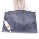 Gintao Electric Heated Foot Warmers for Men and Women,Foot Heating Pad Electric with Fast Heating Technology,Heating Pad Feet Warmer Auto Shut Off with 3 Temperature Setting,22×20 inches,Gray