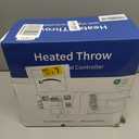 Heated Throw Blanket - Plush Thick Bubble Faux Fur Heated Blanket, Fast Heating Electric Blanket 6 Heating Levels & 4 Hours Auto-Off, Machine Washable, 50"x60", London Grey