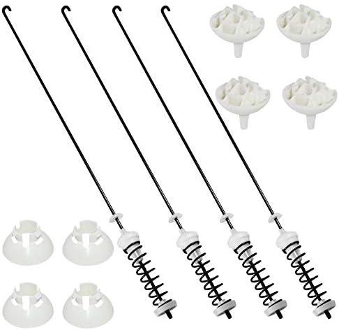 Updated W10780048 WTW4800XQ4 WTW4800XQ1 RTW4640YQ1 ATW4675YQ1 Washer Suspension Rod Replacement for Whirlpool Kenmore Maytag Amana WTW4800XQ2 MVWC200XW2 WTW4930XW1 CAW9244XQ2 NTW4501XQ0 by Techecook