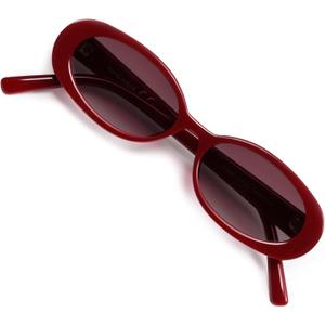 VANLINKER Polarized Retro Oval Sunglasses for Women and Men Small 90s Style VL9580