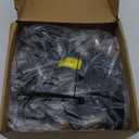 Brightever LED Outdoor String Lights 100FT Patio Lights with 52 Shatterproof ST38 Vintage Edison Bulbs, Outside Hanging Light Waterproof for Porch, Deck, Garden, Backyard, Balcony, 2700K Dimmable (100FT-Warm White, Black Wire)