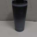 Ice Shaker Insulated Stainless Steel Shaker Bottle | 26oz, Grey Color Rush | Cold for 24+ Hours | Insulated Cup with Twist-on Agitator | Odor-Free Bottle for Shakes, Water, Smoothies, Cocktails