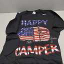Camper Merica American Happy Pride Flag 4th of July Camping T-Shirt (Small)