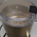 Kaffe One-Touch Coffee Grinder Electric w/Cleaning Brush (3 oz) - Stainless Steel - Coffee Grinders for Home Use - Up to 12 Cups of Coffee per Grind - Easy On/Off Coffee Bean Grinder - Copper