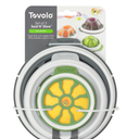 Tovolo Seal N Store Silicone Produce Saver for Fruits Vegetables Avocados Onions Air Tight Stretch Seal Reuseable Food Storage Pod Containers Hugs Cut Food Preventing Oxidation, Set of 3 Food Savers