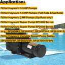 SPX1600F5 & SPX2600E5 Pool Pump Motor Mounting Plate Compatible with Hayward Super Pump 1/3–1.5 HP