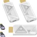 Wireless HDMI Transmitter and 2 Receivers, HDMI Wireless Dual Display Extender Kit Sync to 2 Screens, 5G/328FT/1080P Plug & Play for Simultaneous Audio/Video on TVs/Projectors/Monitors