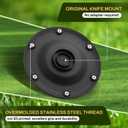 Cut More Efficiently Blade Disc + 6 Pcs Replacement Blades Compatible with ANTHBOT Pion 900 1000 / Genie 600 1000 3000, Redkey MGC500 MGC1000, Robotic Lawn Mower