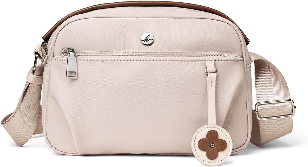 HomemeDiary Crossbody Bags for Women, Lightweight Nylon Purse Shoulder Handbag with Adjustable Strap for Daily Use