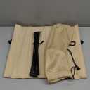 Jetec Foldable Floor Backrest Chair Portable Camping Chair with Storage Bag Light Weight Lazy Seat for Indoor Outdoor Bed Ground Park Lawn Concerts Beach Hiking (X-Large, Beige)