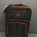 Rockland Pasadena Softside Spinner Wheel Luggage, Charcoal, Carry-On 20-Inch, F2281-CHARCOAL