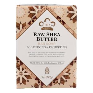 Bar Soap Raw Shea Butter 5 Oz By Nubian Heritage (5 Ounce (Pack of 1))