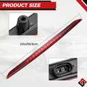ISINSWIFT Third Brake Light,3rd Brake Light Assembly fit for Ford Edge 2015-2024, High Mount Stop Light FT4Z13A613A Stop Light Lamp