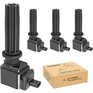 NPAUTO Ignition Coil Pack Replacement for L4 2.0 2.3 2013-2019 Ford Escape, 2015-2018 Ford Focus, 2013-2020 Ford Fusion, 12-19 Ford Explorer, Ford Edge Mustang Taurus, Lincoln MKT MKC, UF670, Set of 4