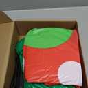 Jetec 2 Pieces 32 Inch Giant PVC Inflatable Christmas Decorated Ball Ornaments Outdoor Large Xmas Blow Ball Decorations for Christmas Themed Party Ornaments (Fresh Style,Red,Green,White)