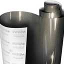 VViViD+ Ultra Gloss Candy Metallic Charcoal Grey Vinyl Car Wrap Premium Paint Replacement Film Roll with Nano Air Release Technology, Stretchable Protective Cap Liner, Self Adhesive (1.5ft x 5ft)