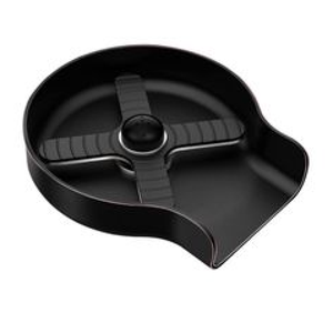 AKFGN Kitchen Automatic Glass Rinser Washer Cleaner, Black