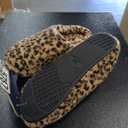 Isotoner Women's Indoor/Outdoor Slip-on Fiona Clog Slippers with Memory Foam, Cheetah, Size 6.5-7