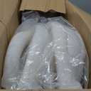 Geetery 2 Pcs Swan Decoy Pond Floating Decoration Plastic Lifelike Goose Floating Decoys Garden Pond Decoration for Fields Float on The Water Pool Garden Accessories, White