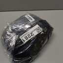 Vakkest Women Off The Shoulder Formal Dresses Long Sleeve Evening Party Velvet Maxi Dress High Split Cocktail Gowns (Black, XL)