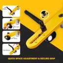 Deck Board Straightener Tool - Heavy Duty Straightener Tool, Quick Install & Foldable Design to Correct Gaps & Misalignment in Seconds, Upgraded