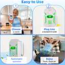 Plug In Air Purifier Negative Ion Portable Air Freshener for Home, Bedroom Kitchen Office Garage Room Air Ionizers Pets Smell Odor Dust Quiet Operation Air Cleaner (4)