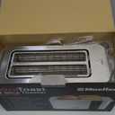 Mueller UltraToast Full Stainless Steel Toaster 4 Slice, Long Extra-Wide Slots for Bagels and Waffles, 6 Browning Levels, LED Display, Cancel/Defrost/Reheat Functions & Removable Tray, Kitchen Gadgets