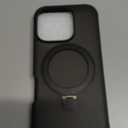 for iPhone 16 Pro Case with Invisible Ring Stand, Military Drop Protection Compatible with Mag-Safe Matte Translucent Back Anti-Slip Shockproof Phone Cover 6.3 Inch 2024-Black